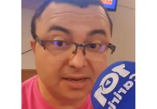 Jornalista Geovane Santos.